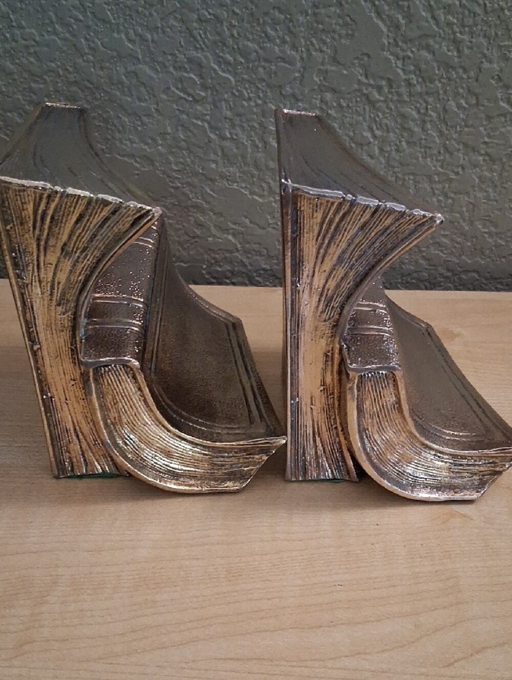 Antique Brass Bookend Set $43 Firm - Picture 10 of 10
